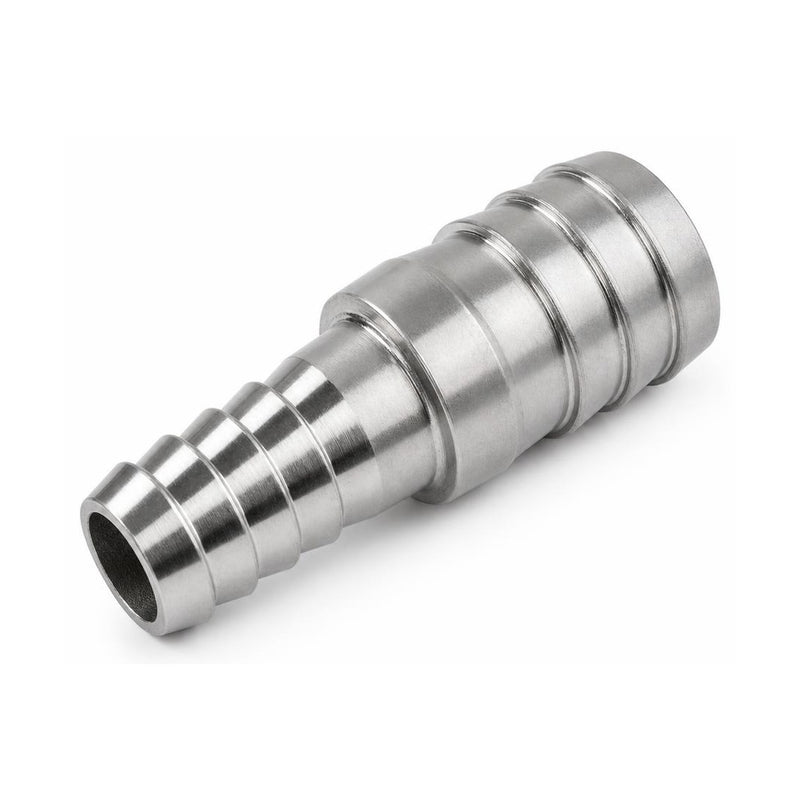 MC Motoparts 20mm to 40mm 304 stainless steel hose barb reducer joiner coupler, 50mm straight fitting
