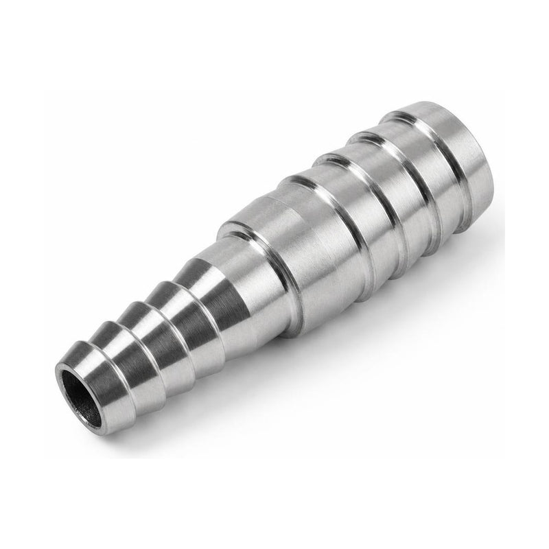 MC Motoparts 6mm to 13mm 304 stainless steel hose barb reducer joiner coupler, 50mm straight fitting
