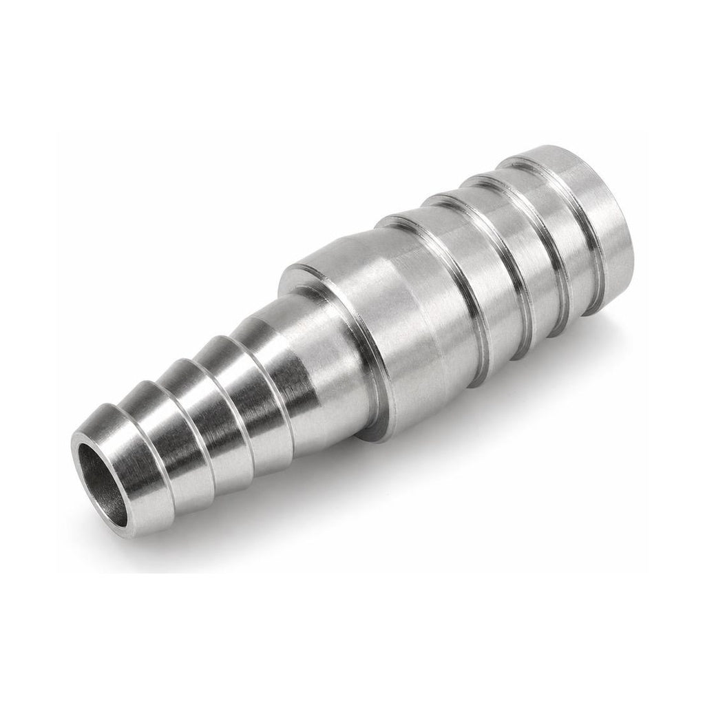MC Motoparts 6mm to 8mm 304 stainless steel hose barb reducer joiner coupler, 50mm straight fitting