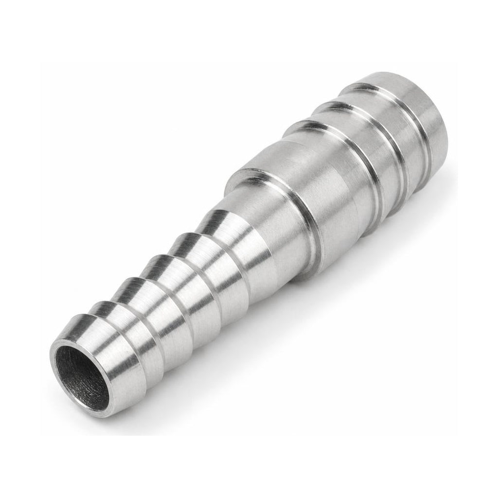 MC Motoparts 304 stainless steel 8mm to 12mm hose barb reducer joiner coupler, 50mm straight fitting