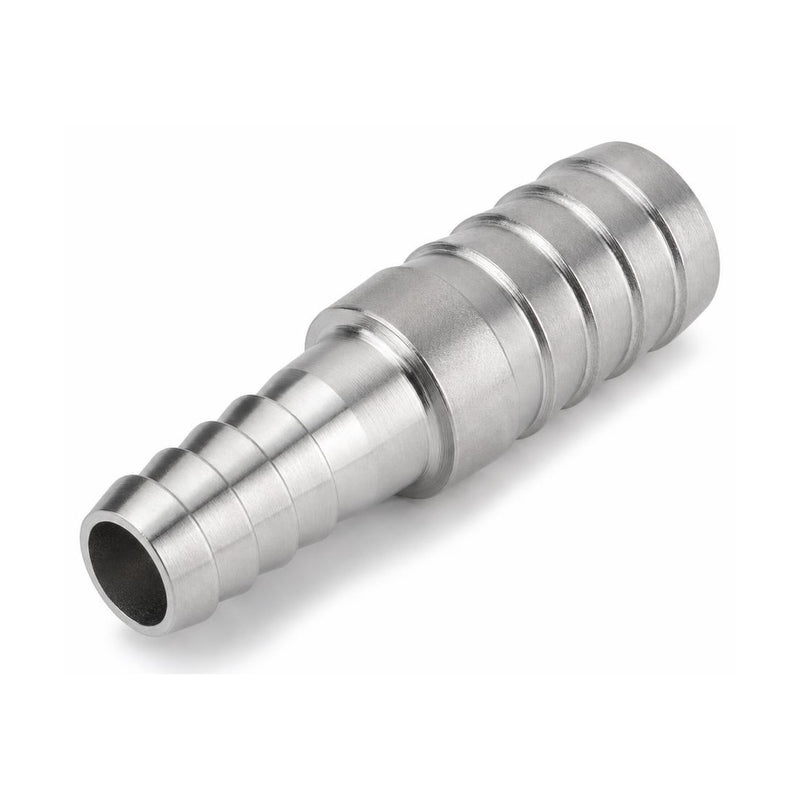 MC Motoparts 8mm to 19mm 304 stainless steel hose barb reducer joiner coupler, 50mm straight fitting