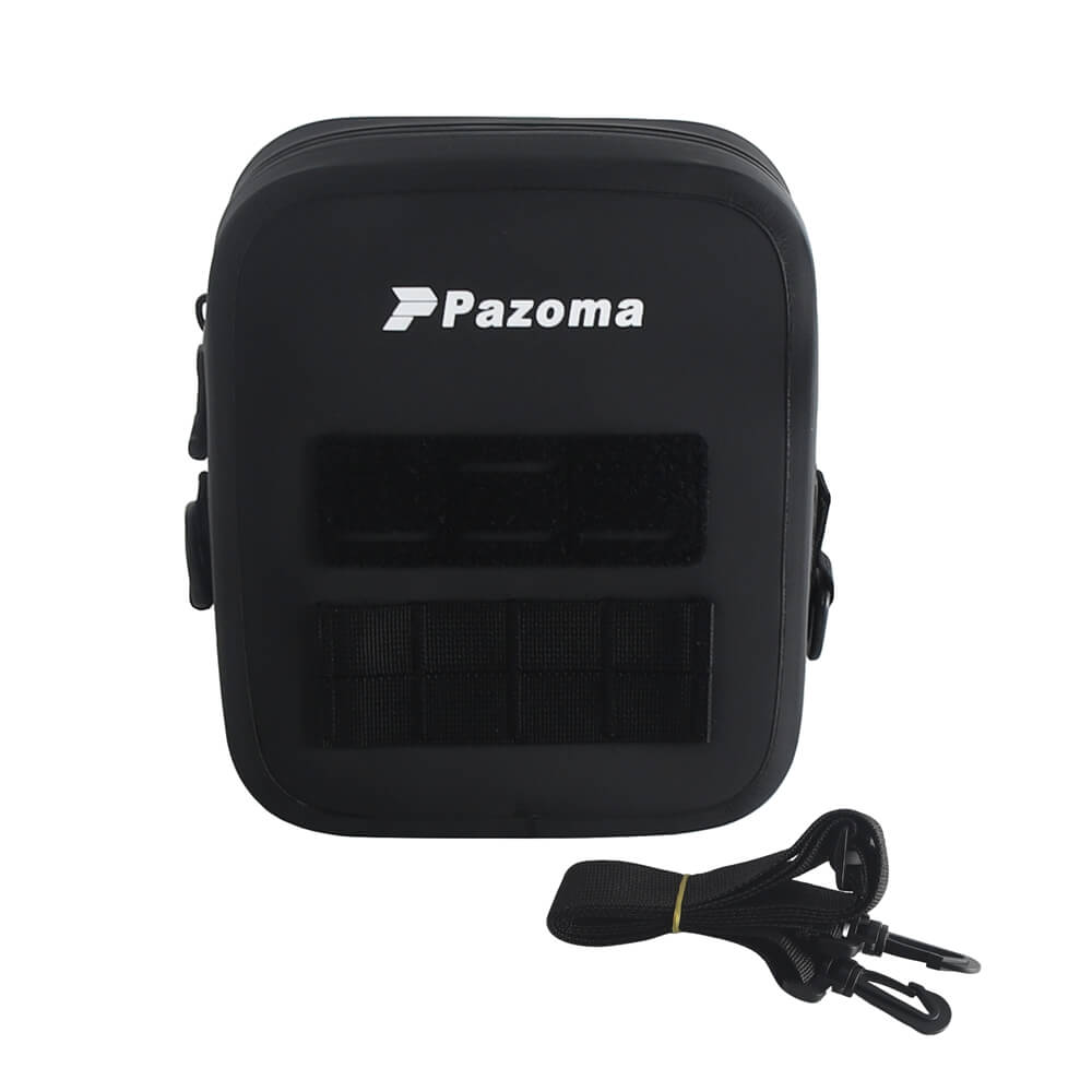 Pazoma 100% Waterproof Motorcycle Handlebar Bag Tactical Riser Bag for Harley Softail Dyna Sportster