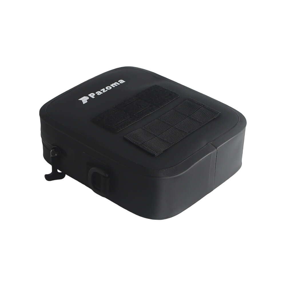 Pazoma 100% Waterproof Motorcycle Handlebar Bag Tactical Riser Bag for Harley Softail Dyna Sportster