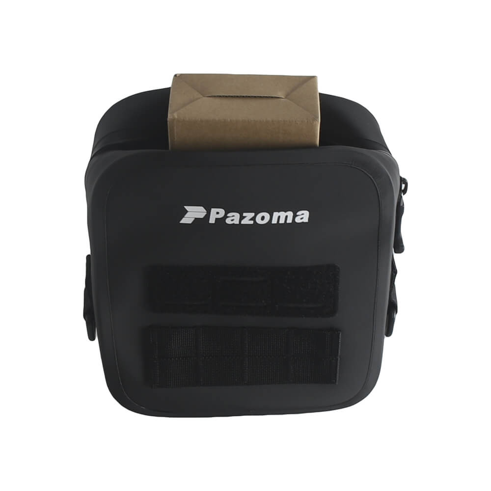 Pazoma 100% Waterproof Motorcycle Handlebar Bag Tactical Riser Bag for Harley Softail Dyna Sportster