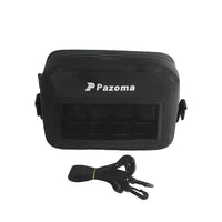 Pazoma 100% Waterproof Motorcycle Handlebar T-Bar Bag Storage with Airtight Zipper for All-Weather Riding for Harley Dyna Softail