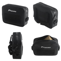 Pazoma 100% Waterproof Motorcycle Handlebar T-Bar Bag Storage with Airtight Zipper for All-Weather Riding for Harley Dyna Softail