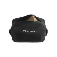 Pazoma 100% Waterproof Motorcycle Handlebar T-Bar Bag Storage with Airtight Zipper for All-Weather Riding for Harley Dyna Softail