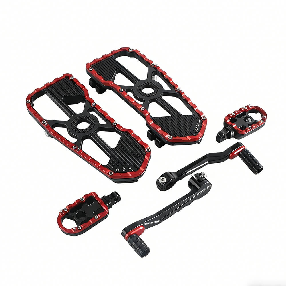 Performance Bagger CNC Aluminum MX Floorboards Shift Brake Levers Kit for Harley Touring Street Road Glide FLHX FLTR 2014-2026