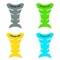 Custom Motorcycle Gas Tank Pad Protector Anti-Slip Fish Bone Shield - Upload Your Photo Image to create your unique TANK PAD - MC Motoparts