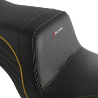 Top Performance Tailwhip Seats LS Step 2-Up Gel Pad Seat for 2008-2025 Harley Touring FL Road Glide Street Glide Road King