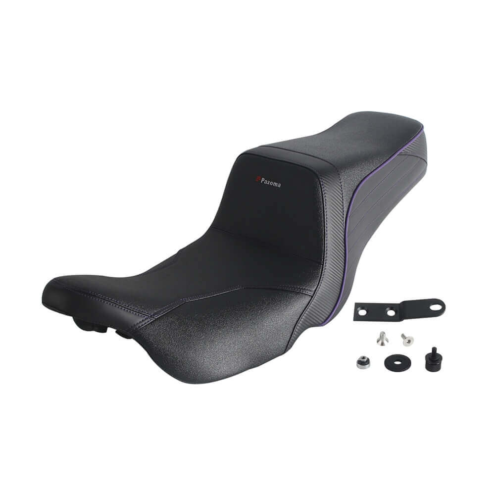 Top Performance Tailwhip Seats LS Step 2-Up Gel Pad Seat for 2008-2025 Harley Touring FL Road Glide Street Glide Road King