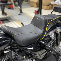 Top Performance Tailwhip Seats LS Step 2-Up Gel Pad Seat for 2008-2025 Harley Touring FL Road Glide Street Glide Road King