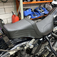 Top Performance Tailwhip Seats LS Step 2-Up Gel Pad Seat for 2008-2025 Harley Touring FL Road Glide Street Glide Road King