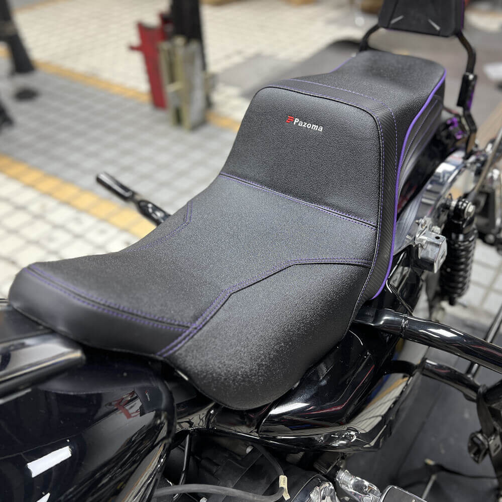 Top Performance Tailwhip Seats LS Step 2-Up Gel Pad Seat for 2008-2025 Harley Touring FL Road Glide Street Glide Road King