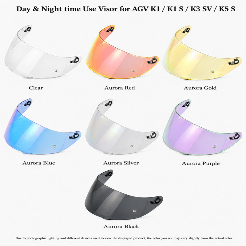 Aftermarket Replacement Visor Day & Night for AGV K1/S K3SV