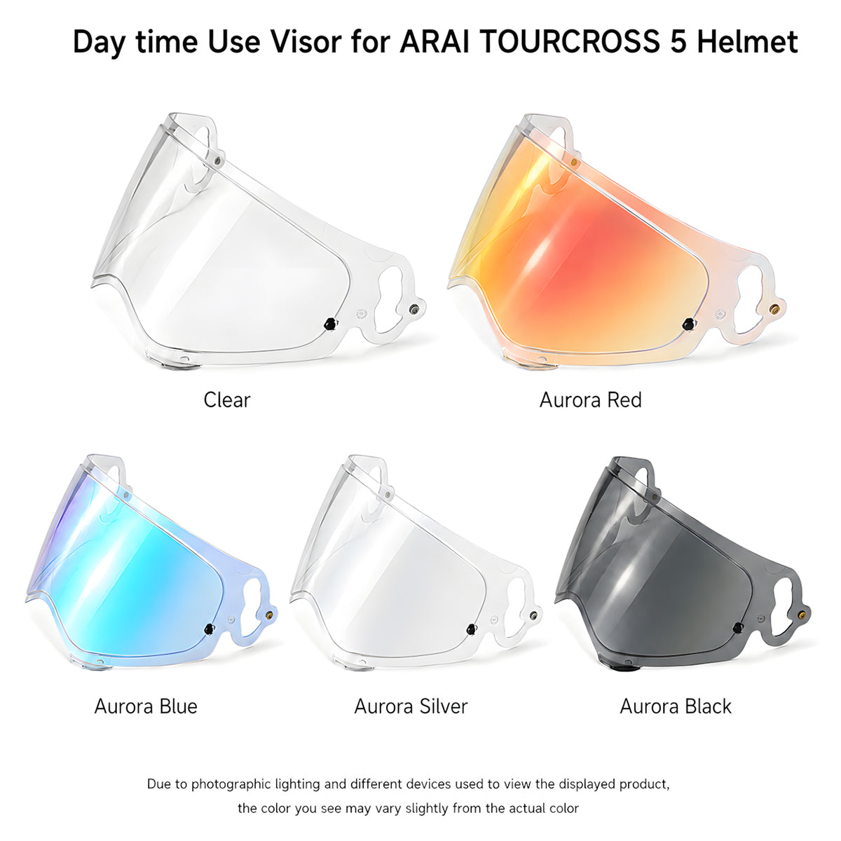 For Arai VAS-A / MAX-V Replacement Visor -  TourCross 5 / TX5 - Day & Night Use Series