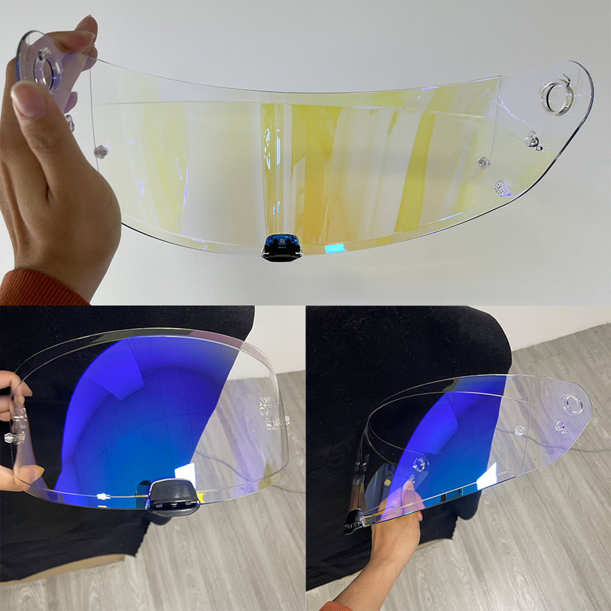 For HJC i70 i10 Replacement Visor (HJ31) – Light Tint Finishes / Clear - Day & Night Use Series