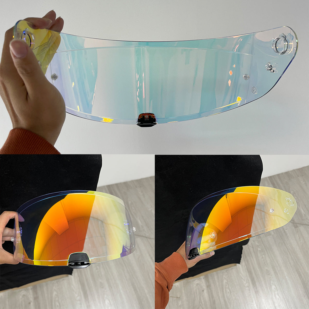 For HJC i70 i10 Replacement Visor (HJ31) – Light Tint Finishes / Clear - Day & Night Use Series