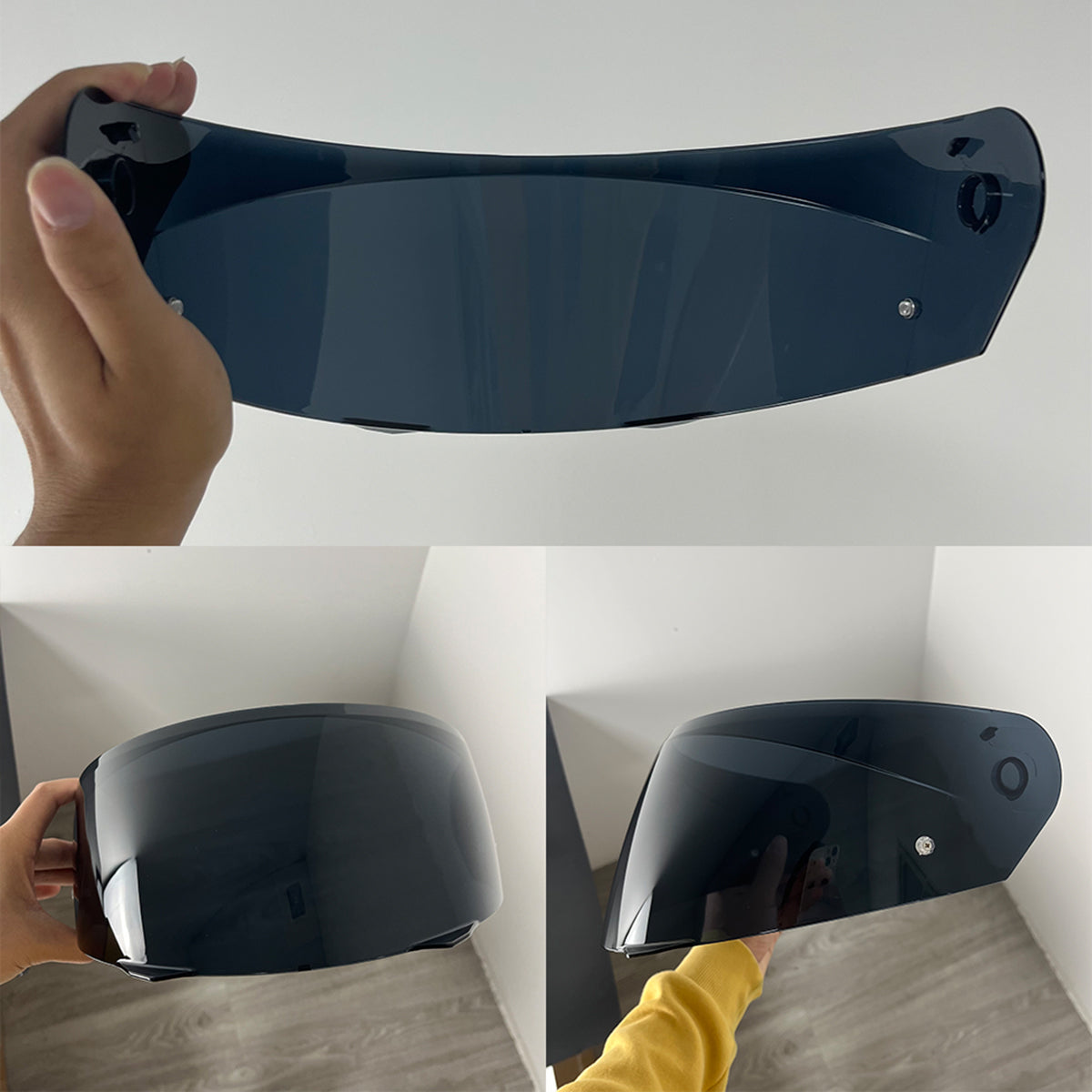 For HJC i90 i91 Replacement Visor (HJ33) – Tinted & Spectra Mirror Finishes - Daytime Use Series