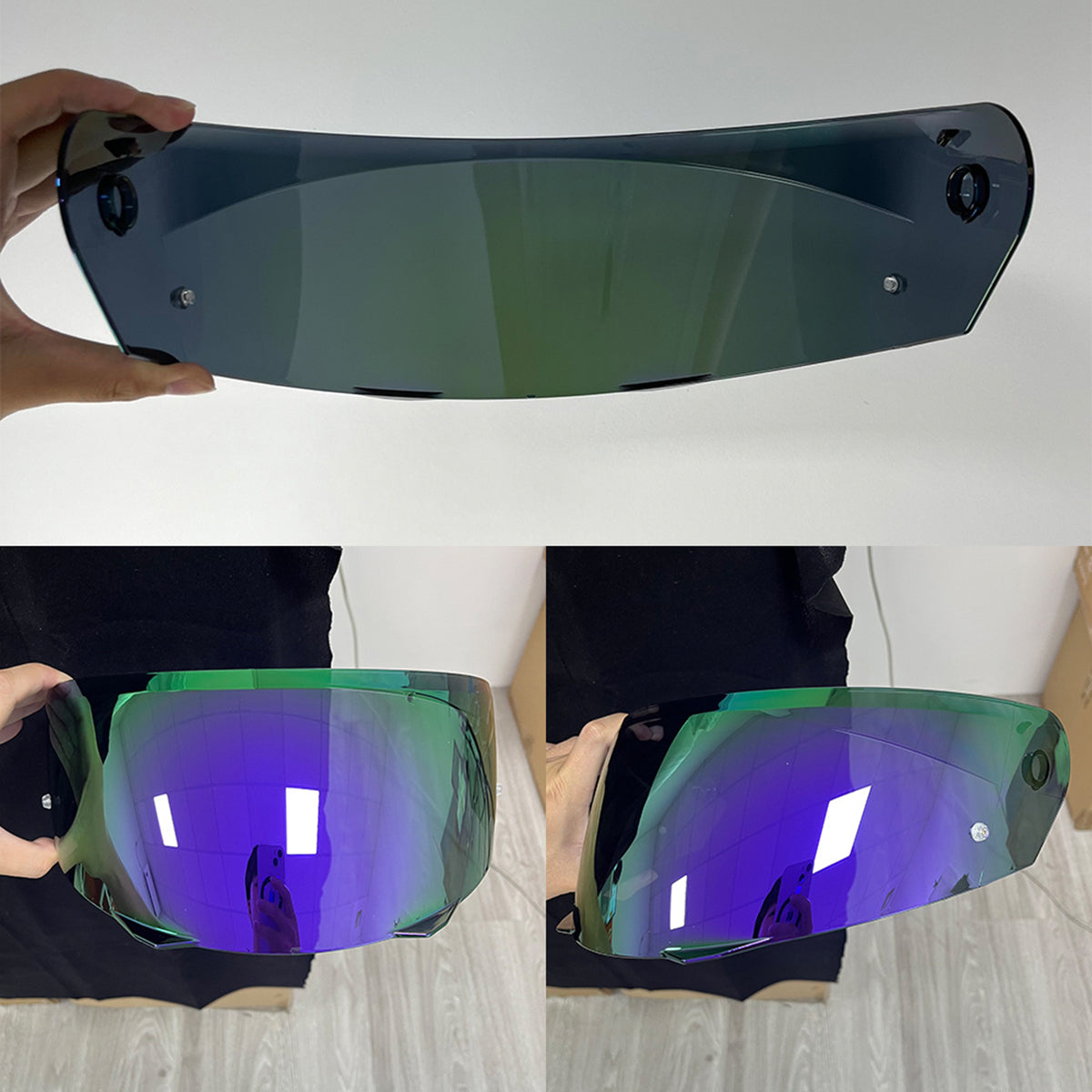 For HJC i90 i91 Replacement Visor (HJ33) – Tinted & Spectra Mirror Finishes - Daytime Use Series