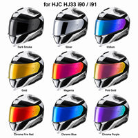 For HJC i90 i91 Replacement Visor (HJ33) – Tinted & Spectra Mirror Finishes - Daytime Use Series