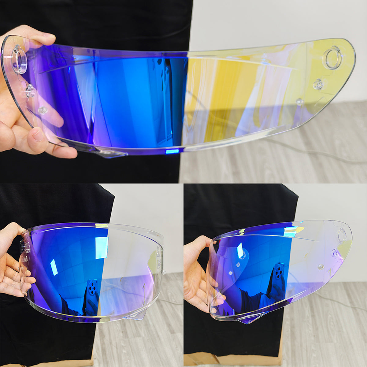 For HJC RPHA 1 Replacement Visor (HJ35) – Light Tint Finishes / Clear - Day & Night Use Series