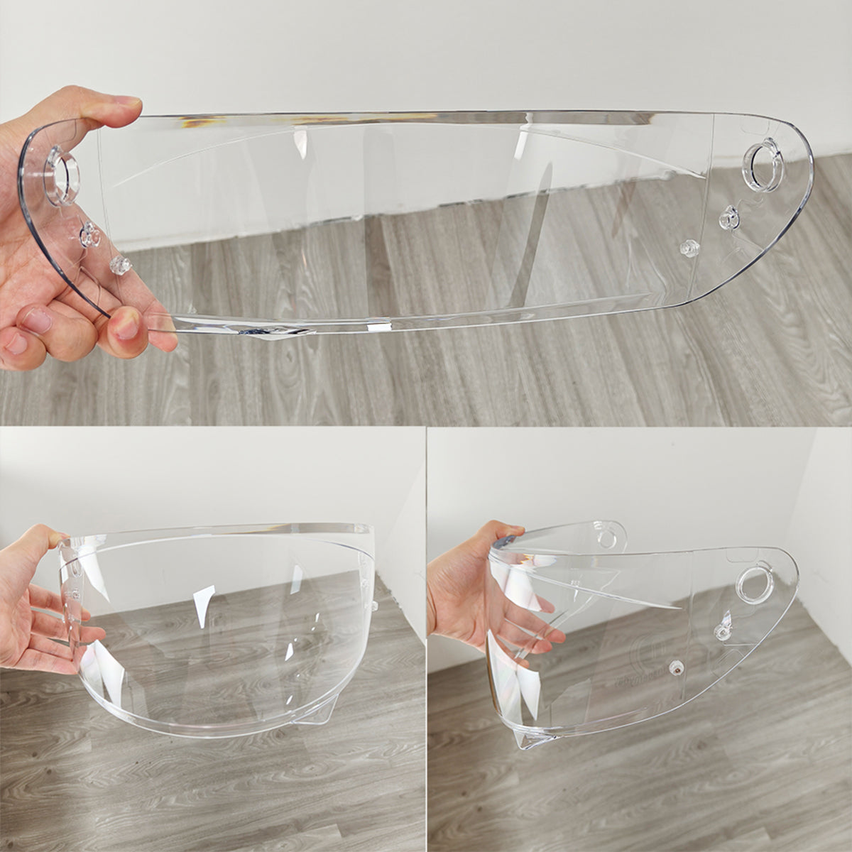 For HJC RPHA 1 Replacement Visor (HJ35) – Light Tint Finishes / Clear - Day & Night Use Series
