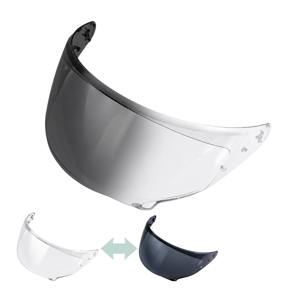 For HJC i71 i11 F71 Replacement Visor (HJ38) – UV Photochromic Replacement Visor