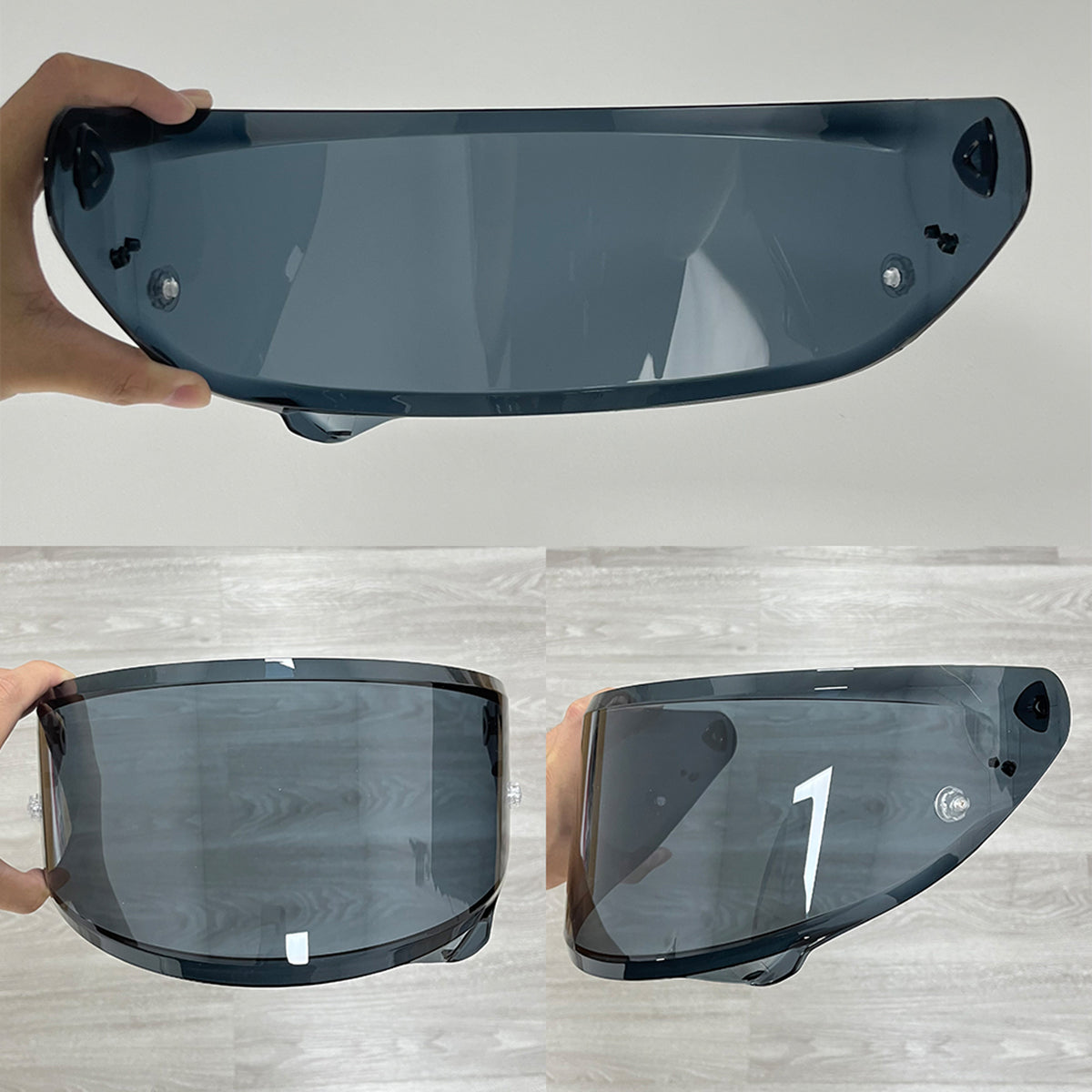 For HJC RPHA 12 / 12N Replacement Visor (HJ42) – Light Tint Finishes / Clear - Day & Night Use Series