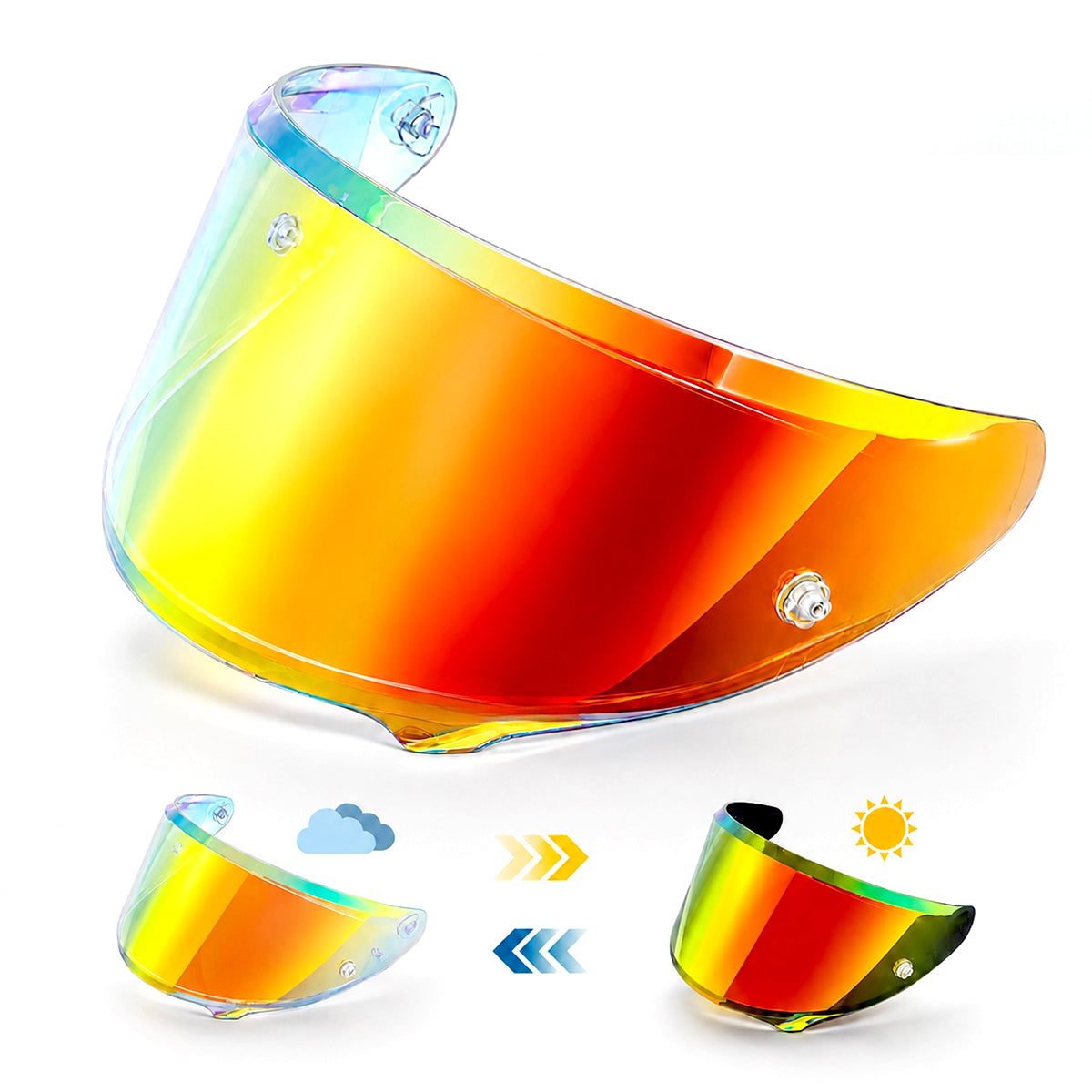 For HJC RPHA 12 / 12N Replacement Visor (HJ42) – UV Photochromic Replacement Visor