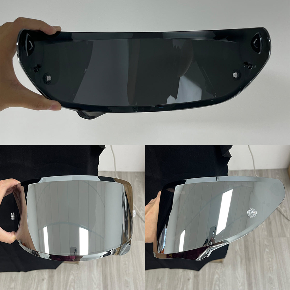 For HJC RPHA 12 / 12N Replacement Visor (HJ42) – Tinted & Spectra Mirror Finishes - Daytime Use Series
