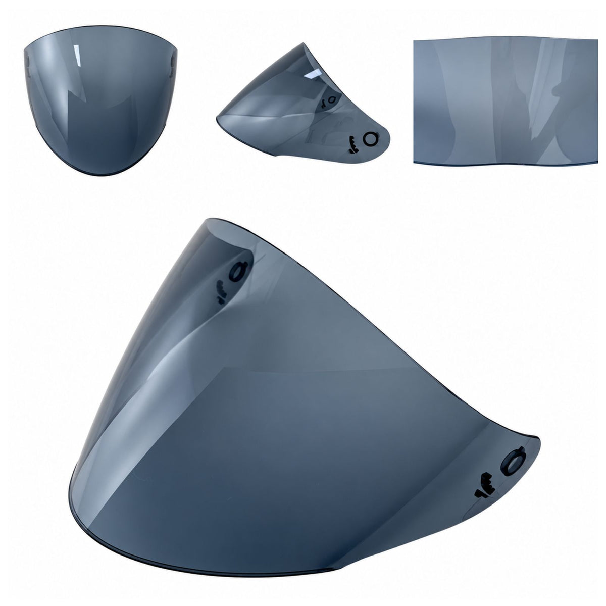 For KYT GP Helmet Replacement Visor Light Tint Finishes Clear Day Night Use Series