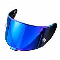 For KYT TT Course Helmet Replacement Visor Tinted Spectra Mirror Finishes - Daytime Use Series