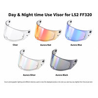 For LS2 Assault Stream Rapid Storm Replacement Visor (FF320,FF328,FF353,FF800) – Light Tint Finishes / Clear - Day & Night Use Series