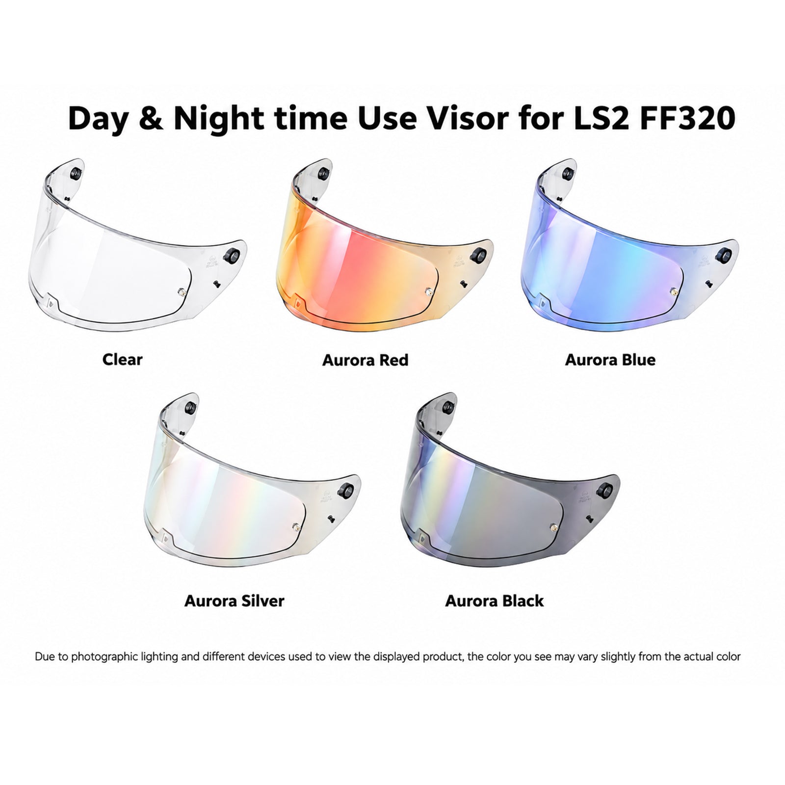 For LS2 Assault Stream Rapid Storm Replacement Visor (FF320,FF328,FF353,FF800) – Light Tint Finishes / Clear - Day & Night Use Series