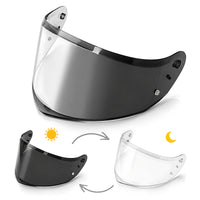 For LS2 Stream 2 Replacement Visor (FF808) - Photochromic Visor – Clear to Dark Transition