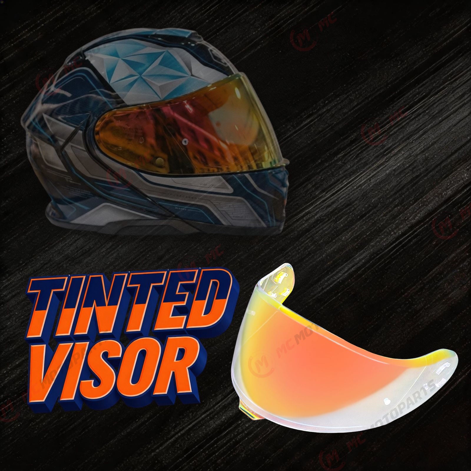 For Shoei GT-Air 3 Replacement Visor (CNS-1C) – Light Tint Finishes / Clear - Day & Night Use Series
