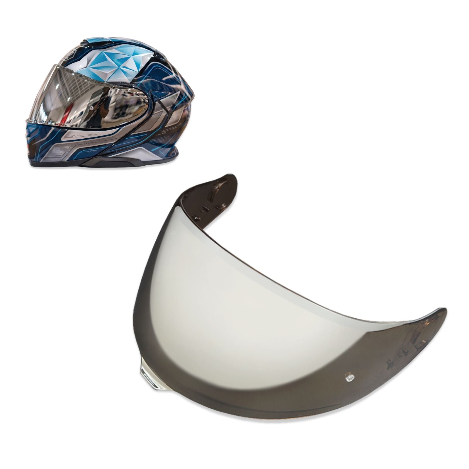 For Shoei GT-Air 3 Replacement Visor (CNS-1C) – Tinted & Spectra Mirror Finishes - Daytime Use Series