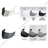MC Motoparts Shoei GT-Air 3 photochromic tinted helmet visor with CNS-1C finish, designed for enhanced visibility and protection