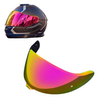 Tinted and Spectra Mirror Shoei Neotec 3 helmet visor by MC Motoparts, designed for daytime use, offers clear visibility and style.