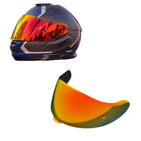 Shoei Neotec 3 helmet visor by MC Motoparts with tinted and spectra mirror finishes for daytime riding.