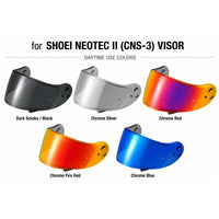 For Shoei Neotec 2 Replacement Visor (CNS-3) – Tinted & Spectra Mirror Finishes - Daytime Use Series