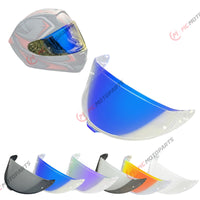 Light tint and clear replacement helmet visor for Shoei X15 Z8 RF1400 NXR2 X-SPR PRO helmets by MC Motoparts.