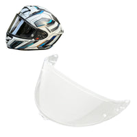 Clear helmet visor for Shoei X15 Z8 RF1400 NXR2 X-SPR PRO helmets by MC Motoparts, suitable for day and night riding.