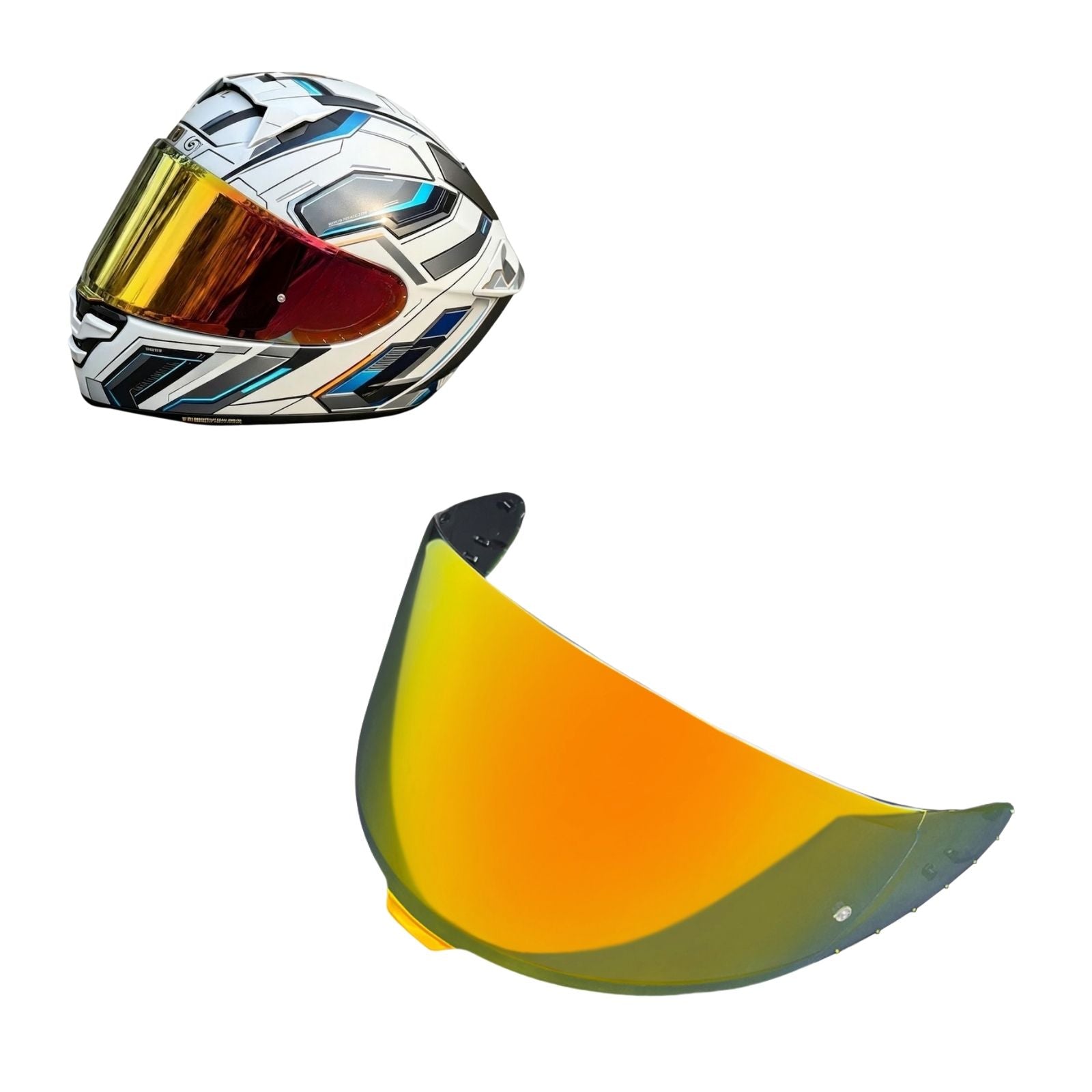 iridium visor for mt helmets Pinlock Helmet Visor Fit Shoei X-15 Z8 X-SPR PRO RF-1400 NXR 2