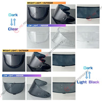 For Shoei X15 Z8 X15 RF1400 NXR2 X-SPR PRO Replacement Visor (CWR-F2/R) - Photochromic Visor – Tinted Finishes