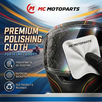 [Helmet Visor Cleaning Cloth] Premium Microfiber Polishing Cloth, Lint-Free (5 Pcs)