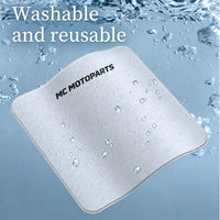 [Helmet Visor Cleaning Cloth] Premium Microfiber Polishing Cloth, Lint-Free (5 Pcs)