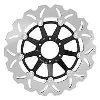 Floating Front Brake Disc Rotor for Honda CRF1000L / CRF1100L Africa Twin (2016-2021) – Black Hub