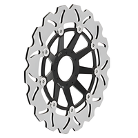 Floating Front Brake Disc Rotor for Honda CRF1000L / CRF1100L Africa Twin (2016-2021) – Black Hub
